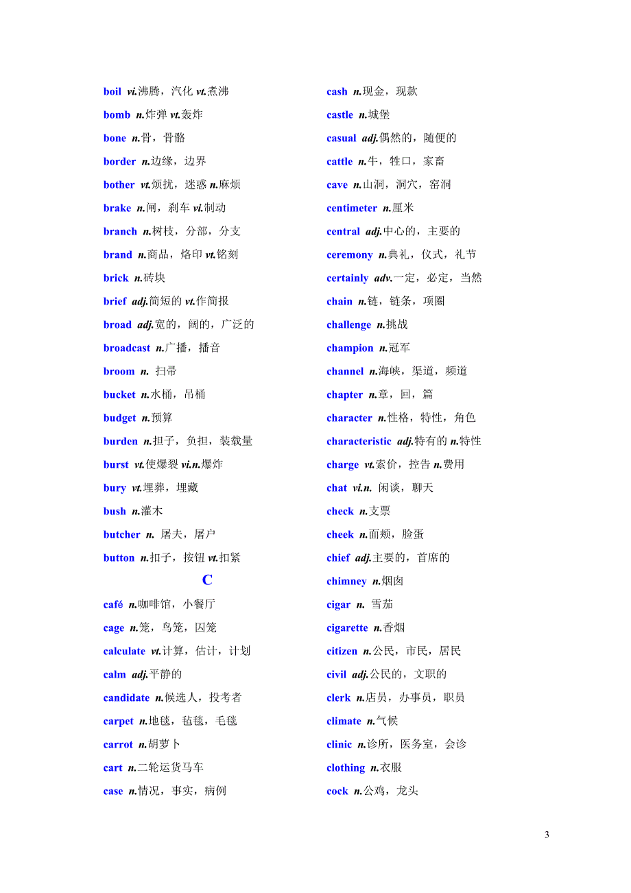 高考英语核心词汇1000个.doc_第3页