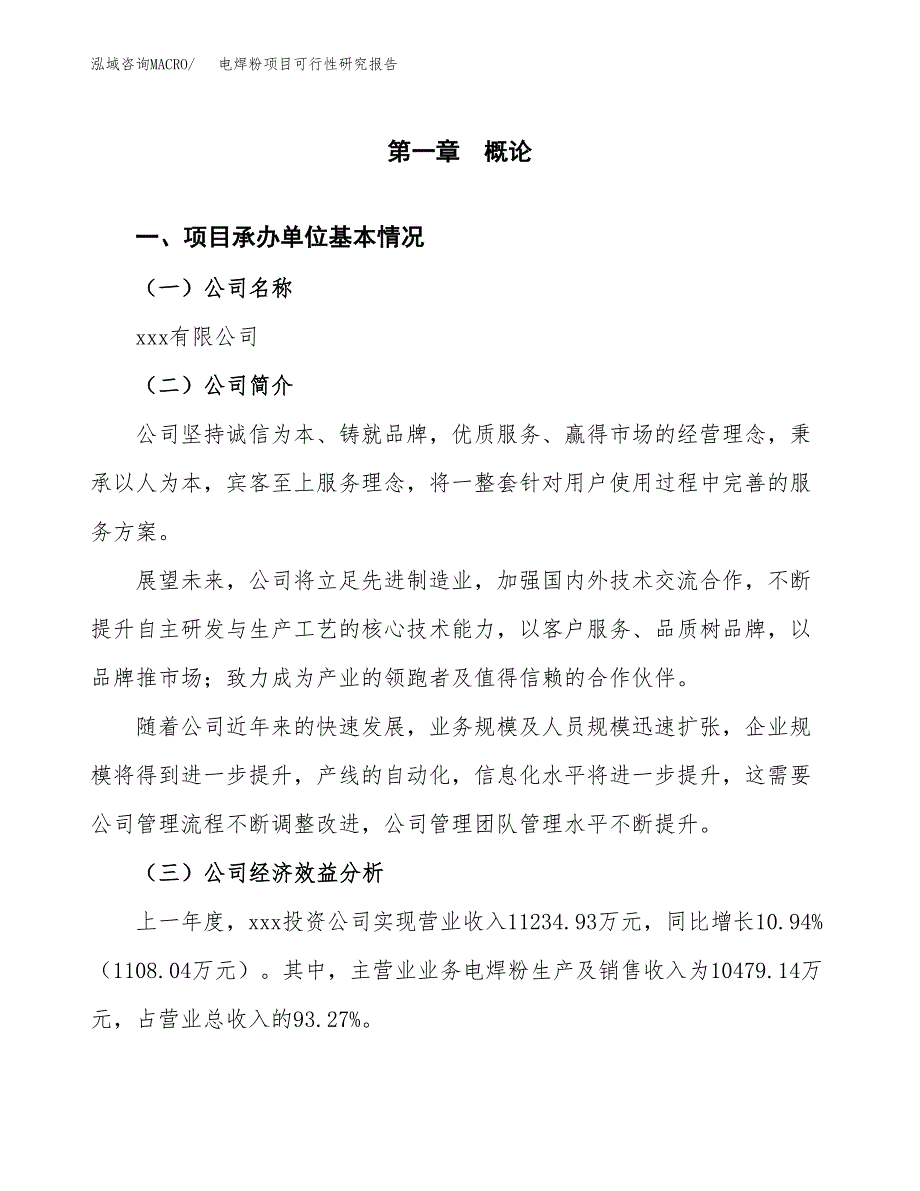 电焊粉项目可行性研究报告（总投资10000万元）（43亩）_第3页