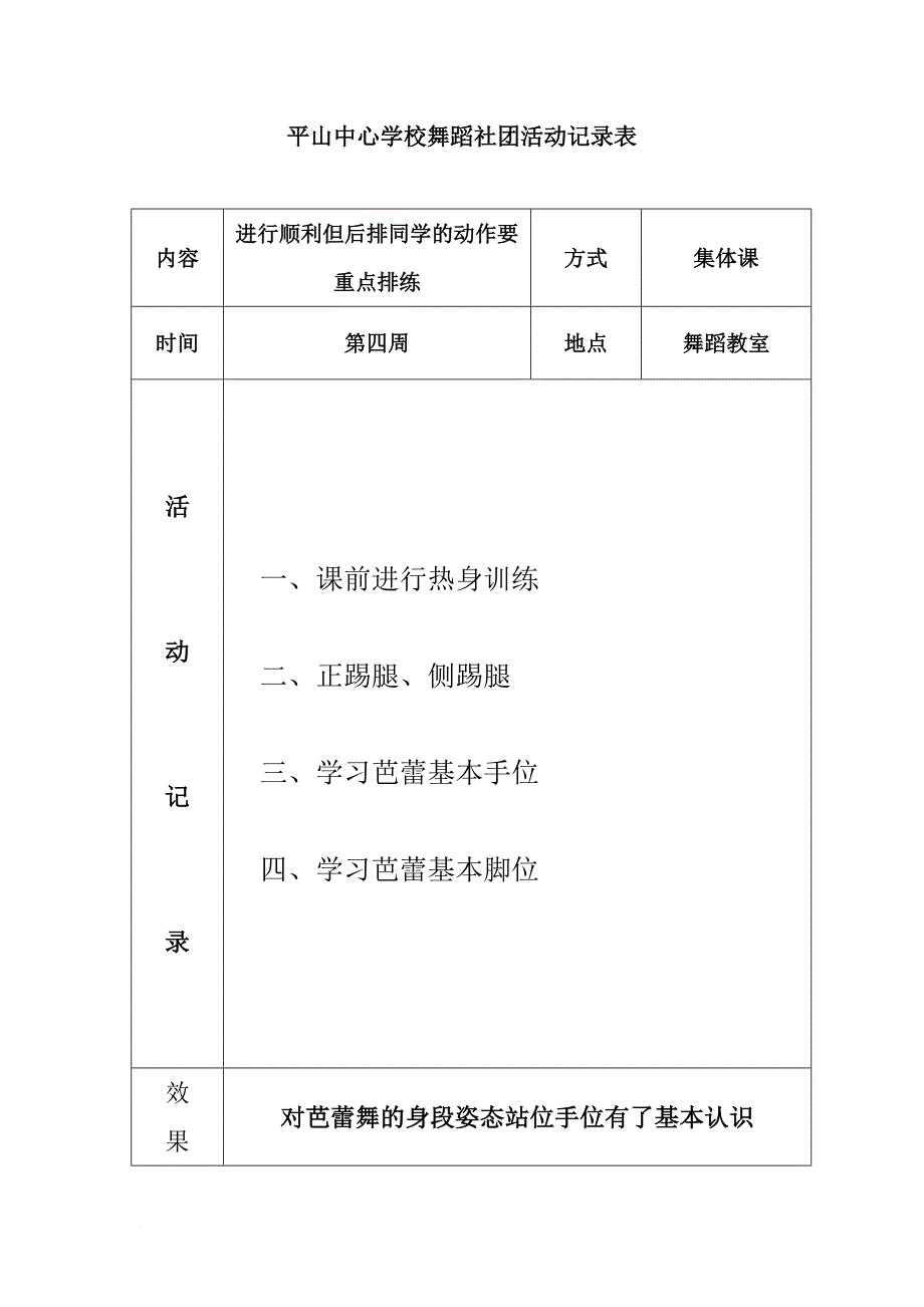 舞蹈社团活动记录.doc_第3页