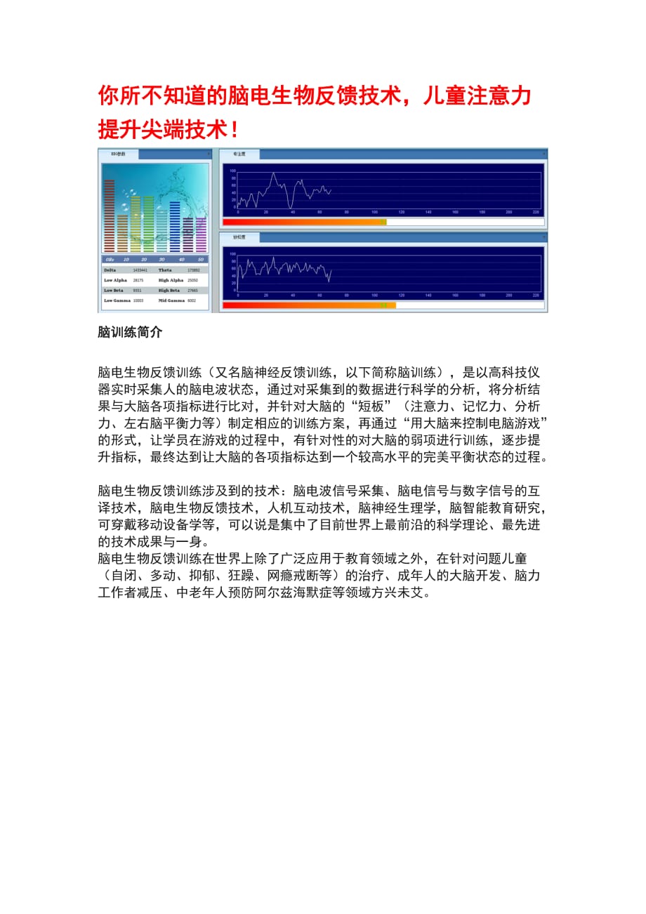 脑电生物反馈技术.doc_第1页