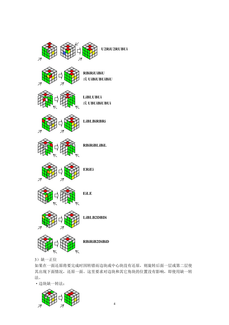 魔方全解(比较简单的几种解法).doc_第4页