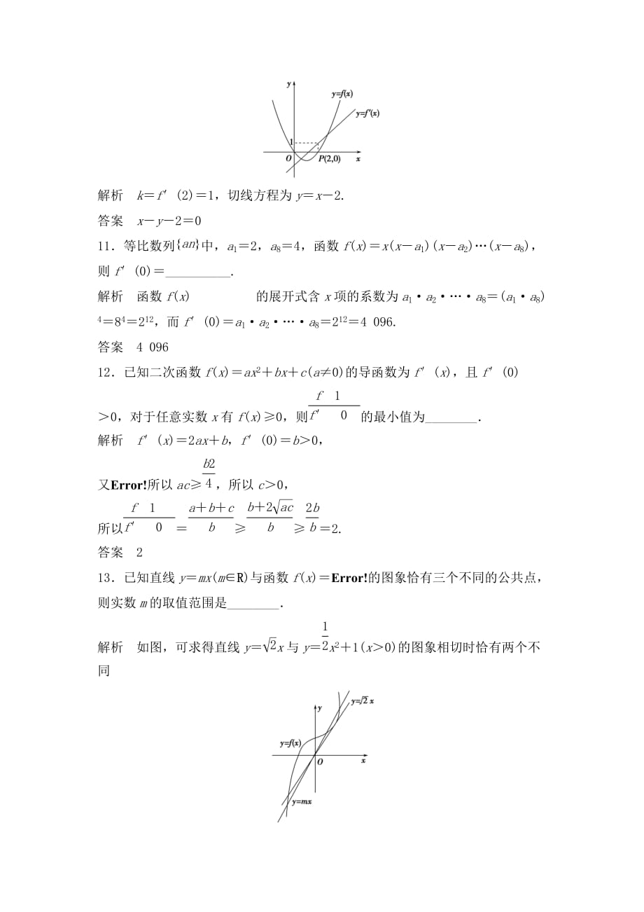 苏教版理2014届高三必备数学大一轮复习讲义18章配套课件课时检测导学案配套文档154份3.1导数的概念及其运算_第3页