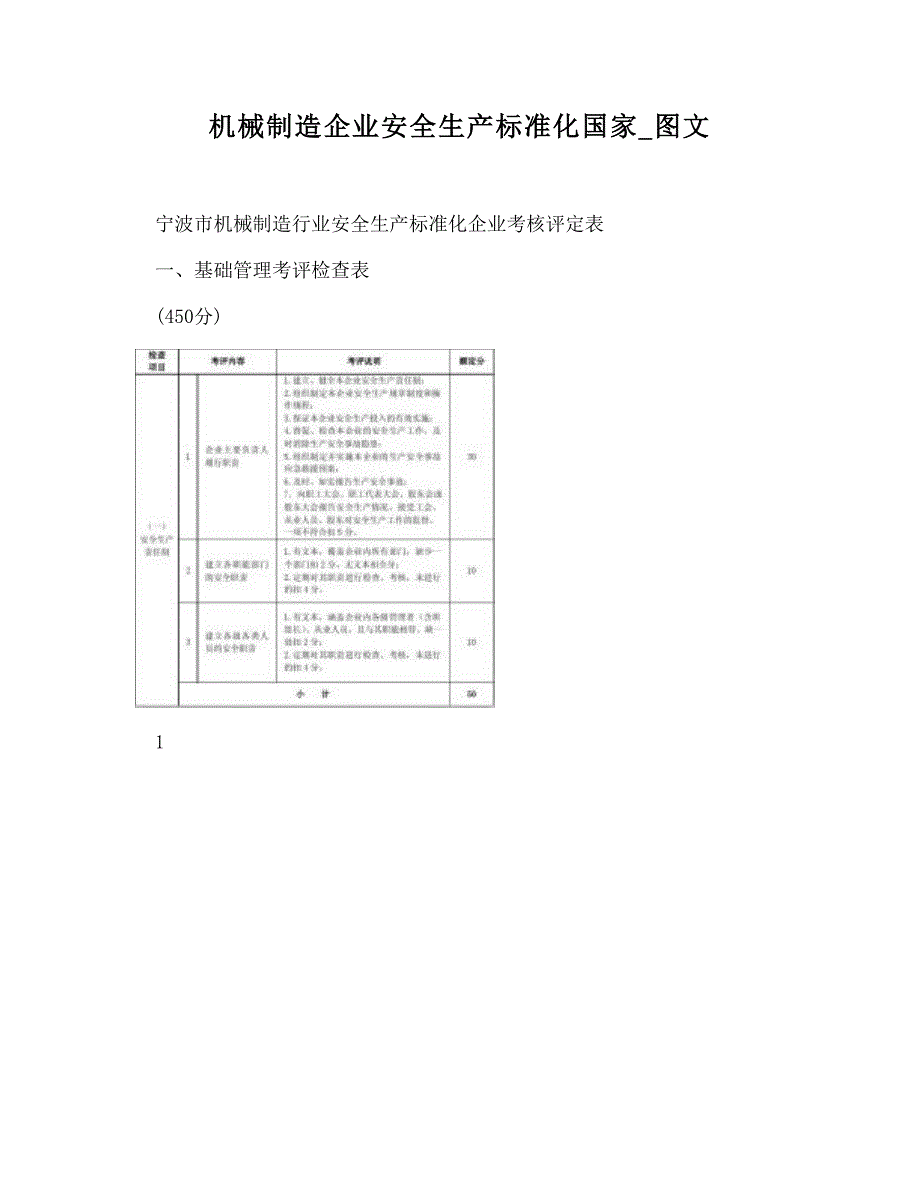 [doc]-机械制造企业安全生产标准化国家_图文_第1页