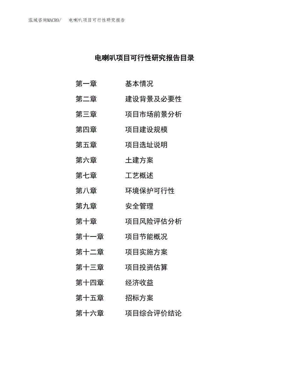 电喇叭项目可行性研究报告（总投资6000万元）（26亩）_第2页