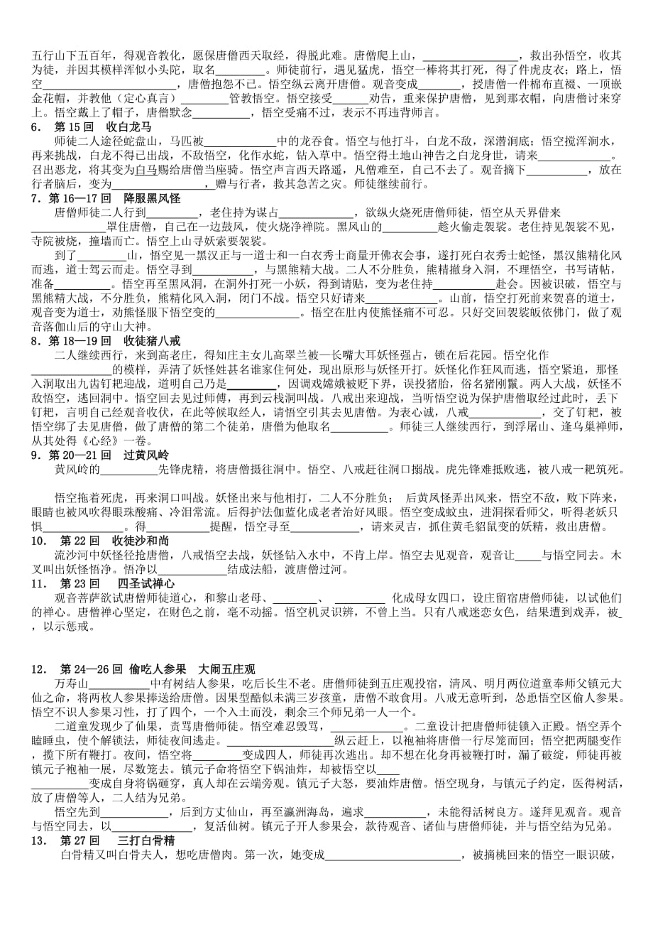 西游记1-100回练习.doc_第2页