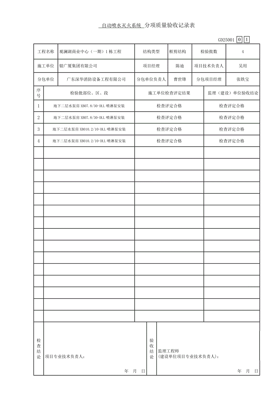 消防工程分项质量验收记录表.doc_第1页
