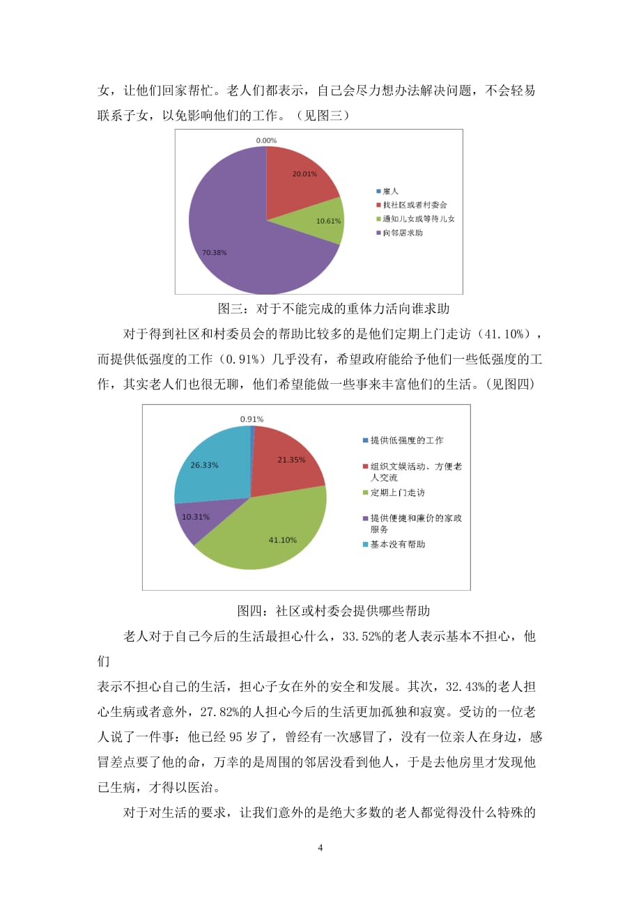 空巢老人生活现状调研报告_第4页