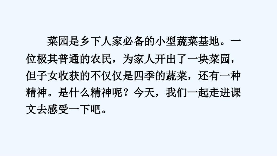 语文人教版四年级下册28 父亲菜园_第3页