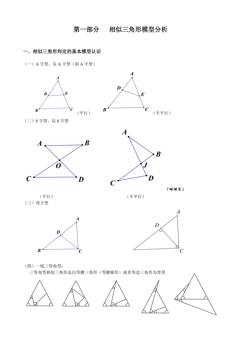 相似三角形常见模型(总结).doc_第1页