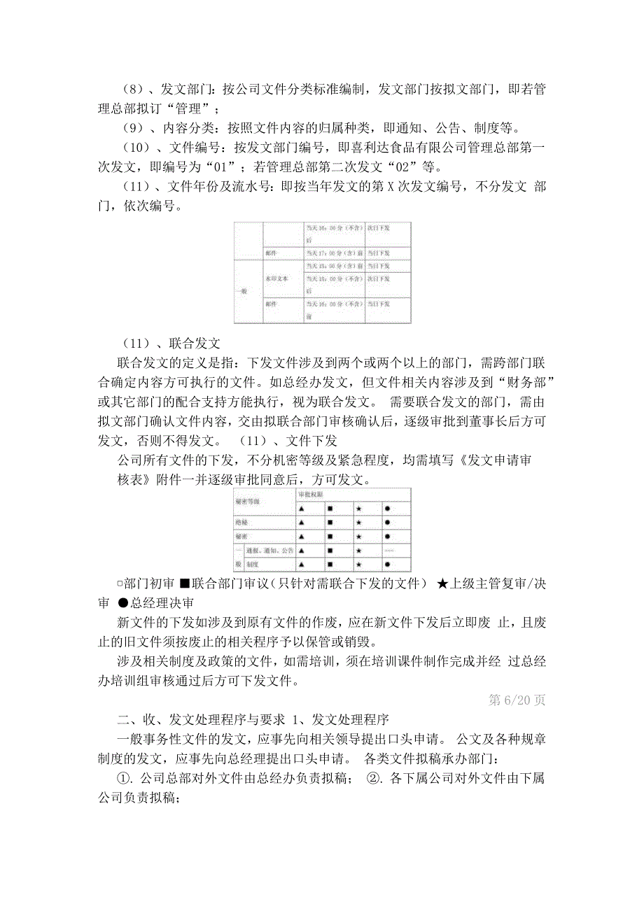 公司行政文件管理办法资料_第4页