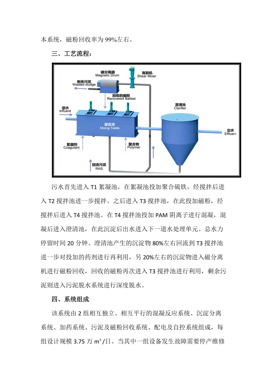 浅谈磁混凝工艺在污水处理中的应用.doc_第2页