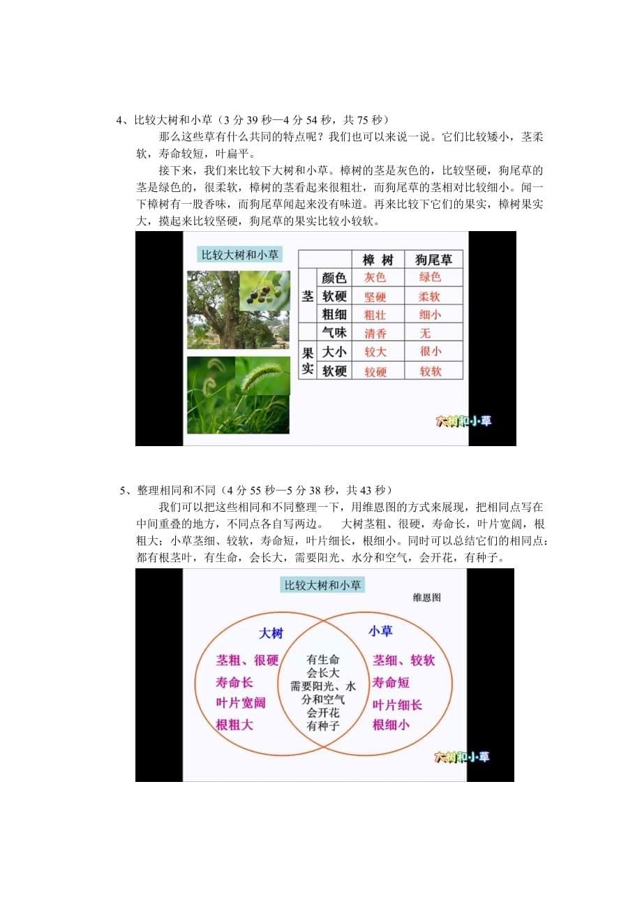 小学科学微课解读-大树和小草 通用版_第5页