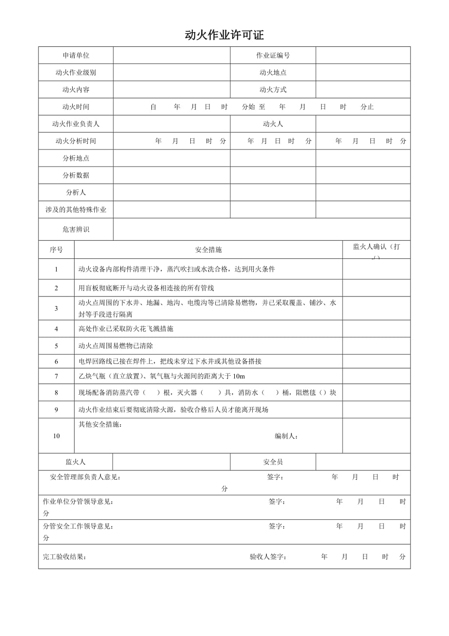 八大危险作业许可证资料_第1页