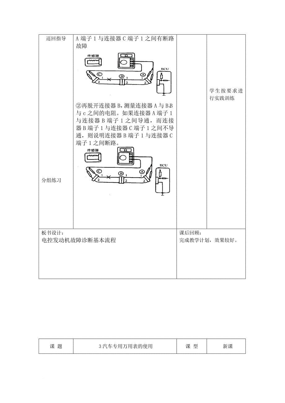 汽车故障诊断教案.doc_第5页