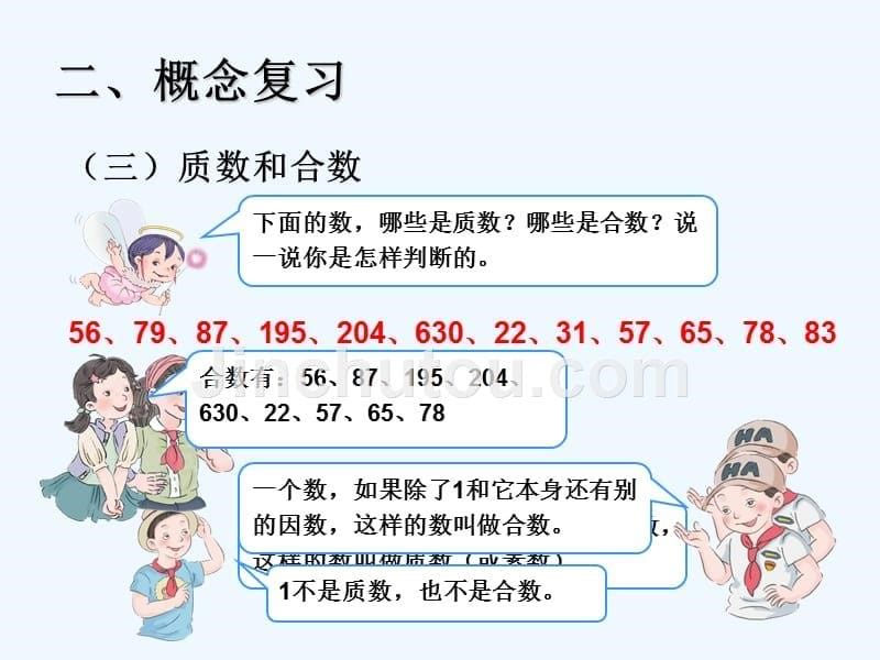 数学人教版五年级下册《因数和倍数》复习课_第5页