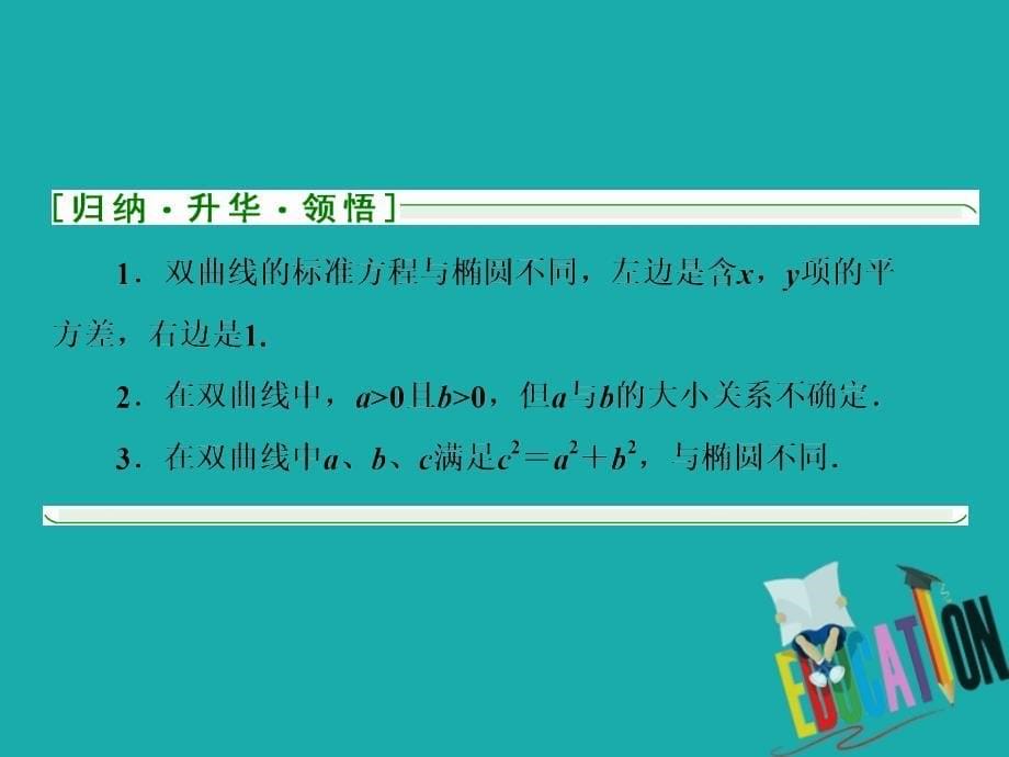 2018-2019学年高二数学苏教版选修2-1课件：第1部分 第2章 2.3 2.3.1 双曲线的标准方程_第5页