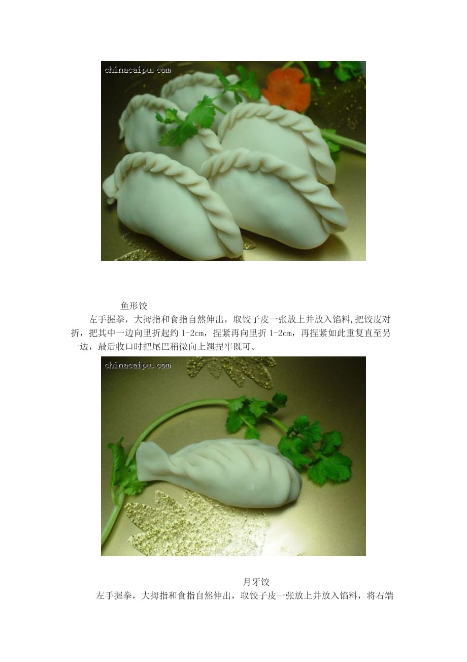 最正宗最漂亮饺子的十种做法-教你包饺子(附图).doc_第2页
