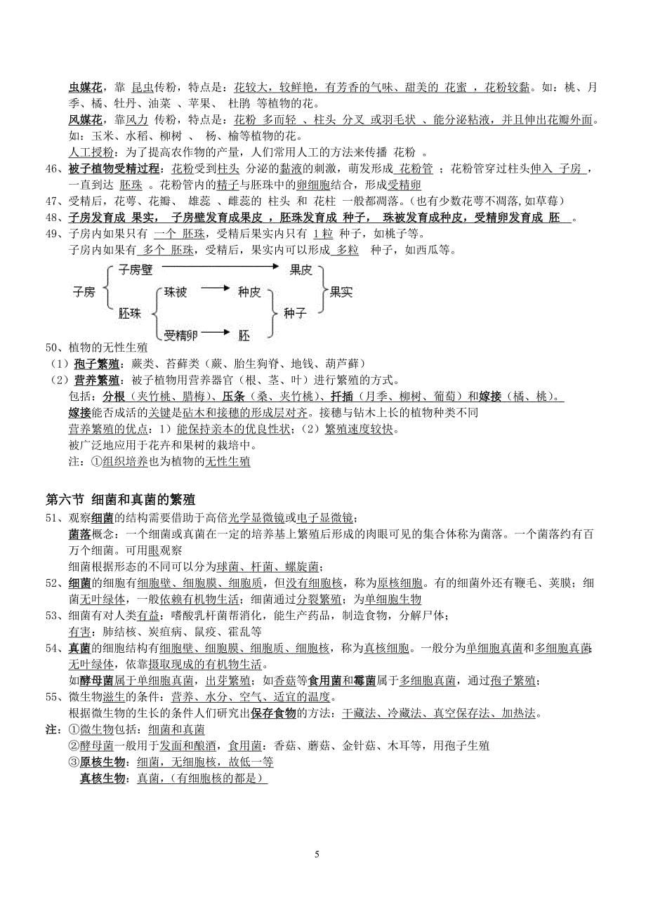 最新浙教版七年级下册科学知识点汇总复习(整理版).doc_第5页