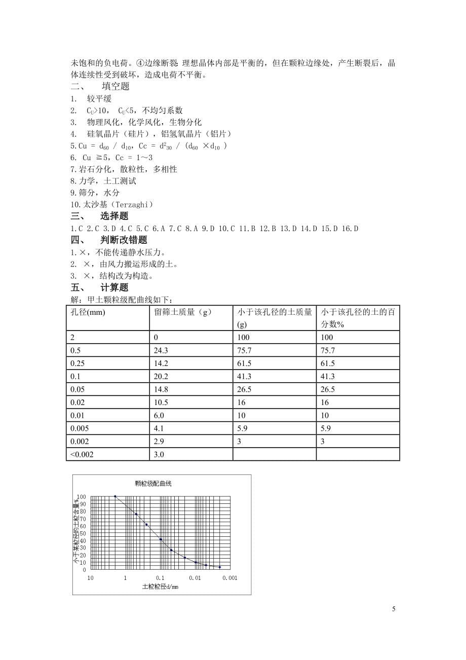 最新土力学试题与答案.doc_第5页