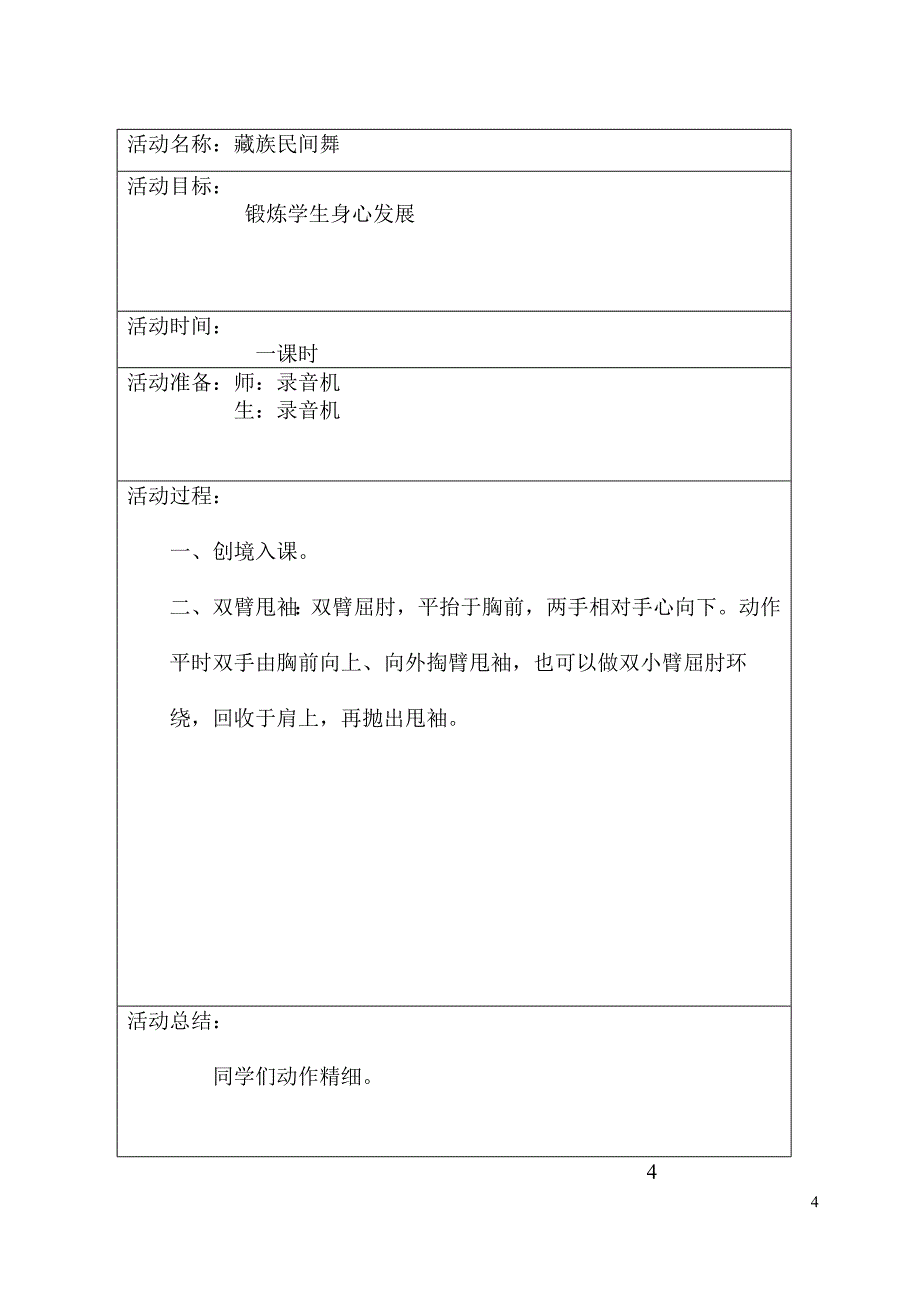 活动名称：藏族舞基本动作资料_第4页