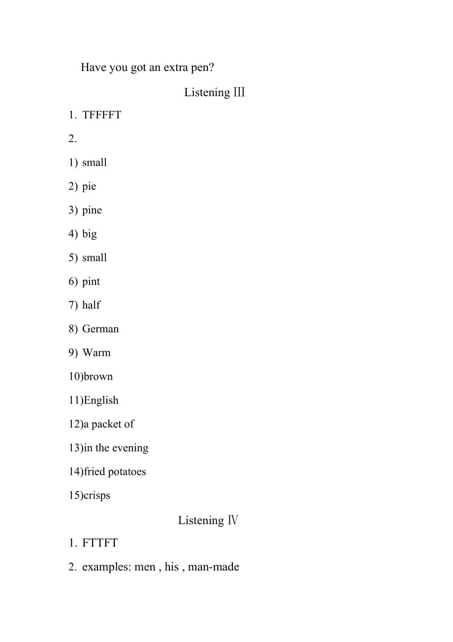 新编大学英语第三版视听说教程2答案(外研社)unit-2.doc_第2页