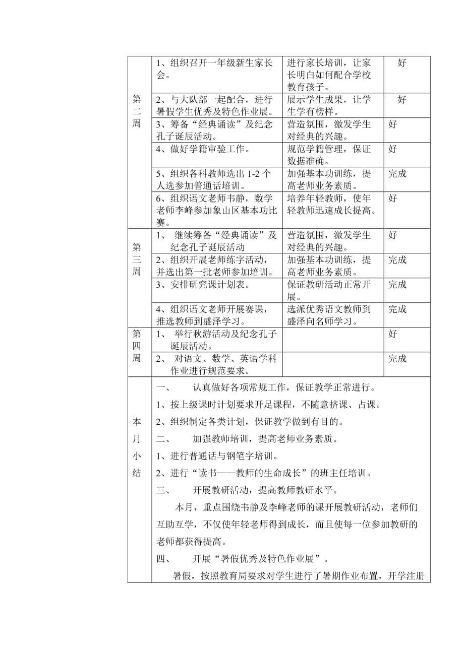 教导处开学工作安排.doc_第5页