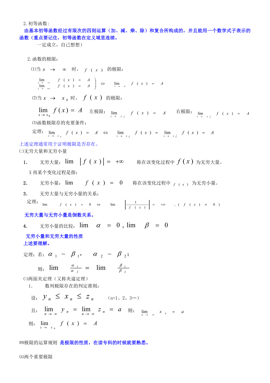 成考专升本高等数学(二)复习资料修改资料.doc_第1页