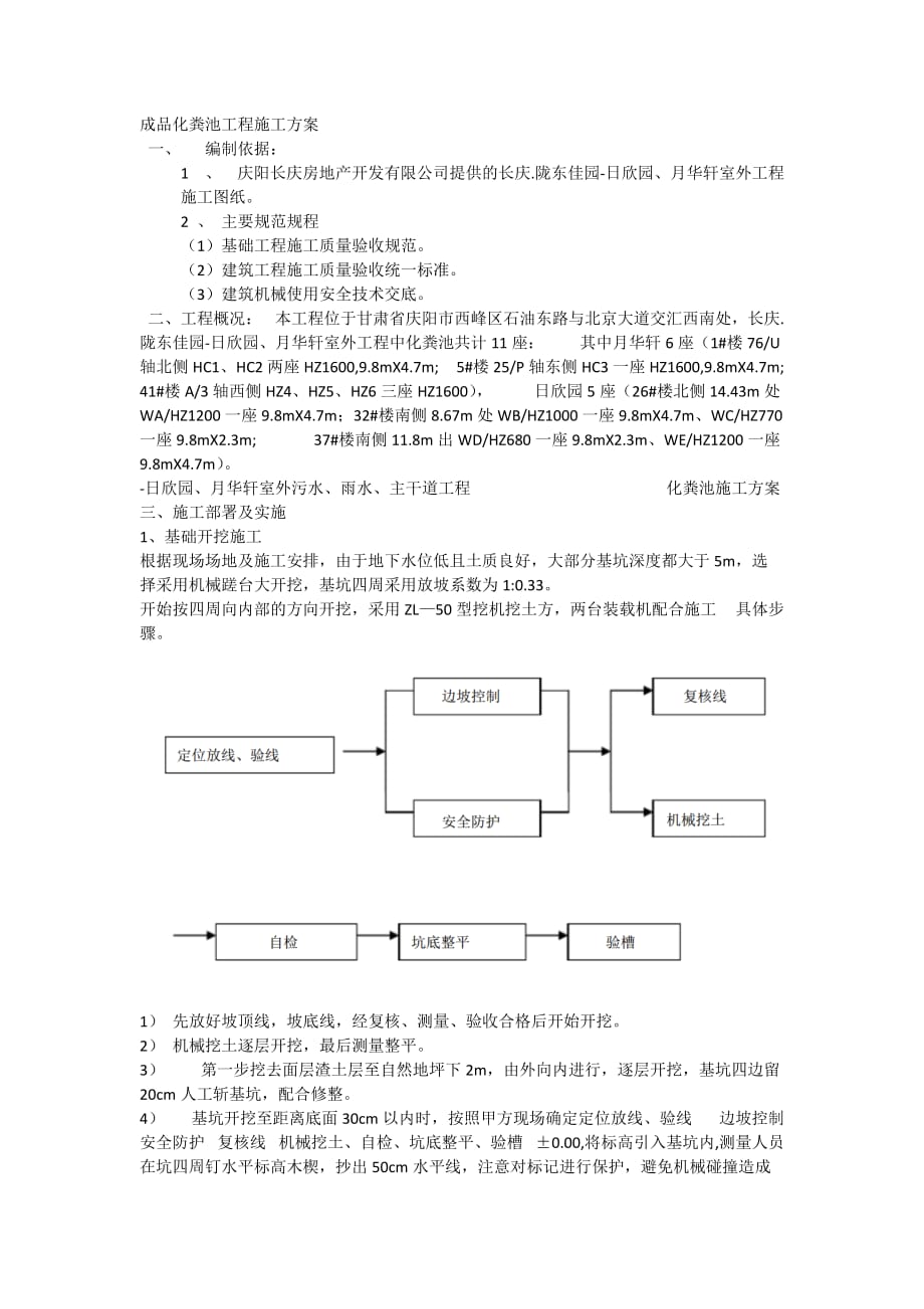 成品化粪池工程施工方案.doc_第1页