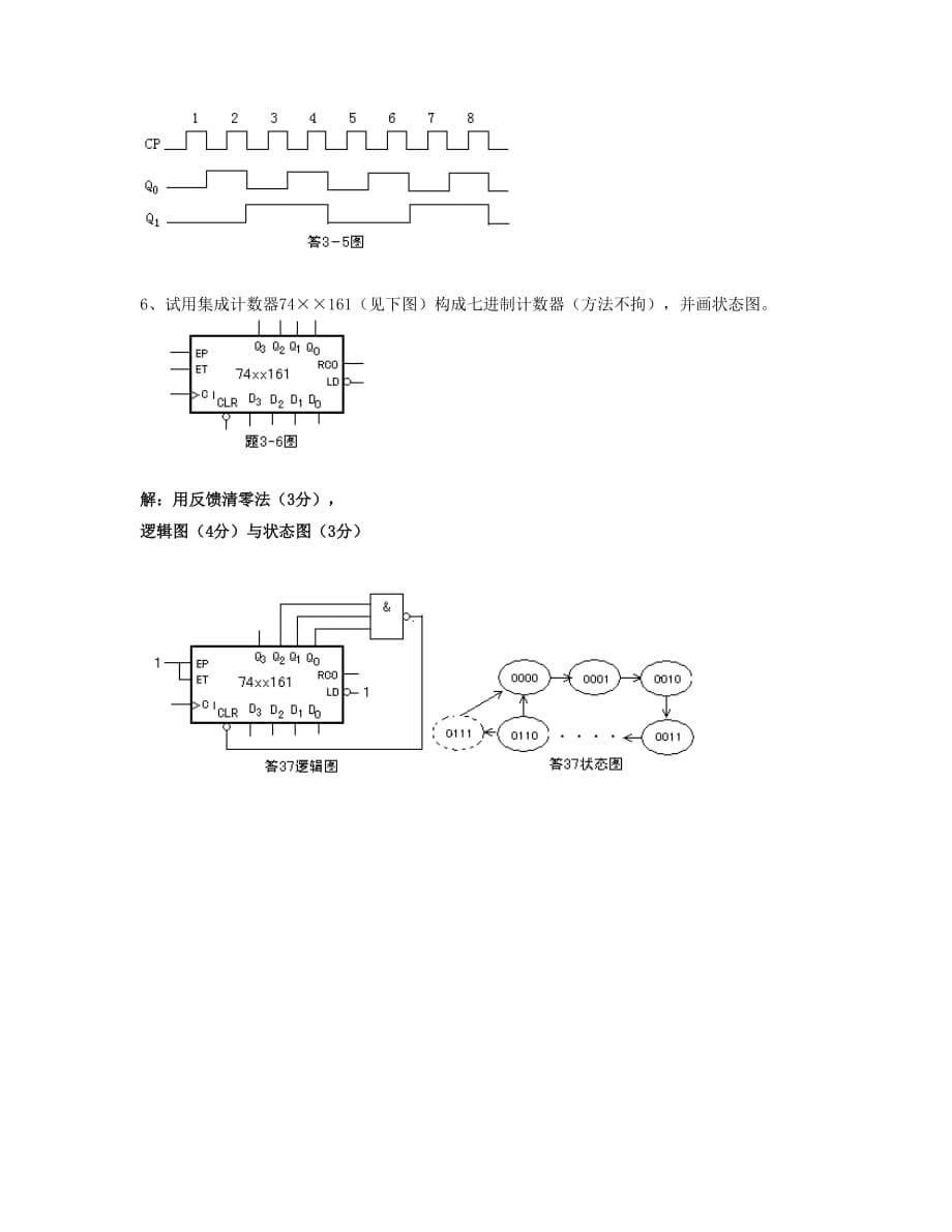 数字电路试题及答案.doc_第5页