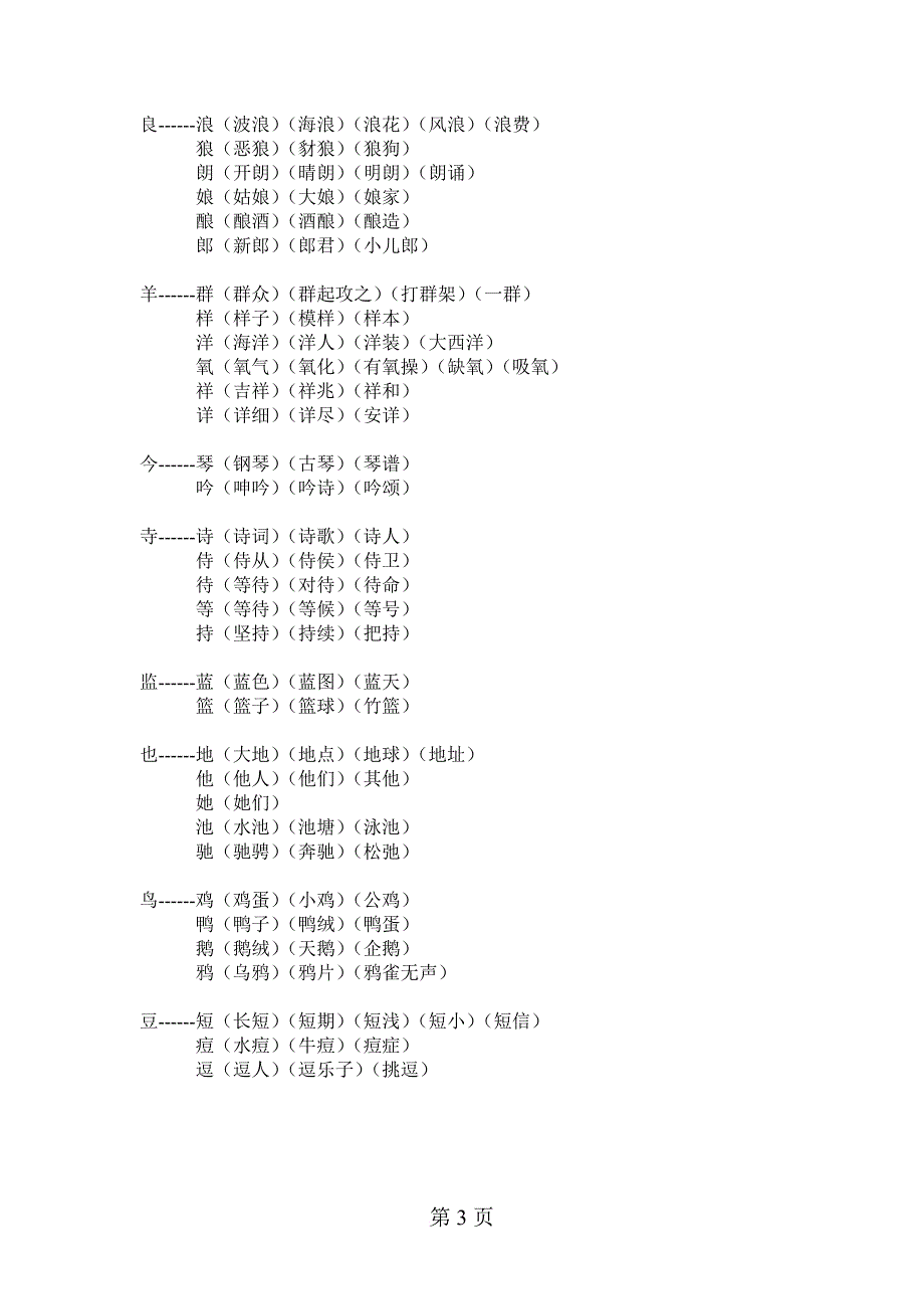 换部首组词.doc_第3页