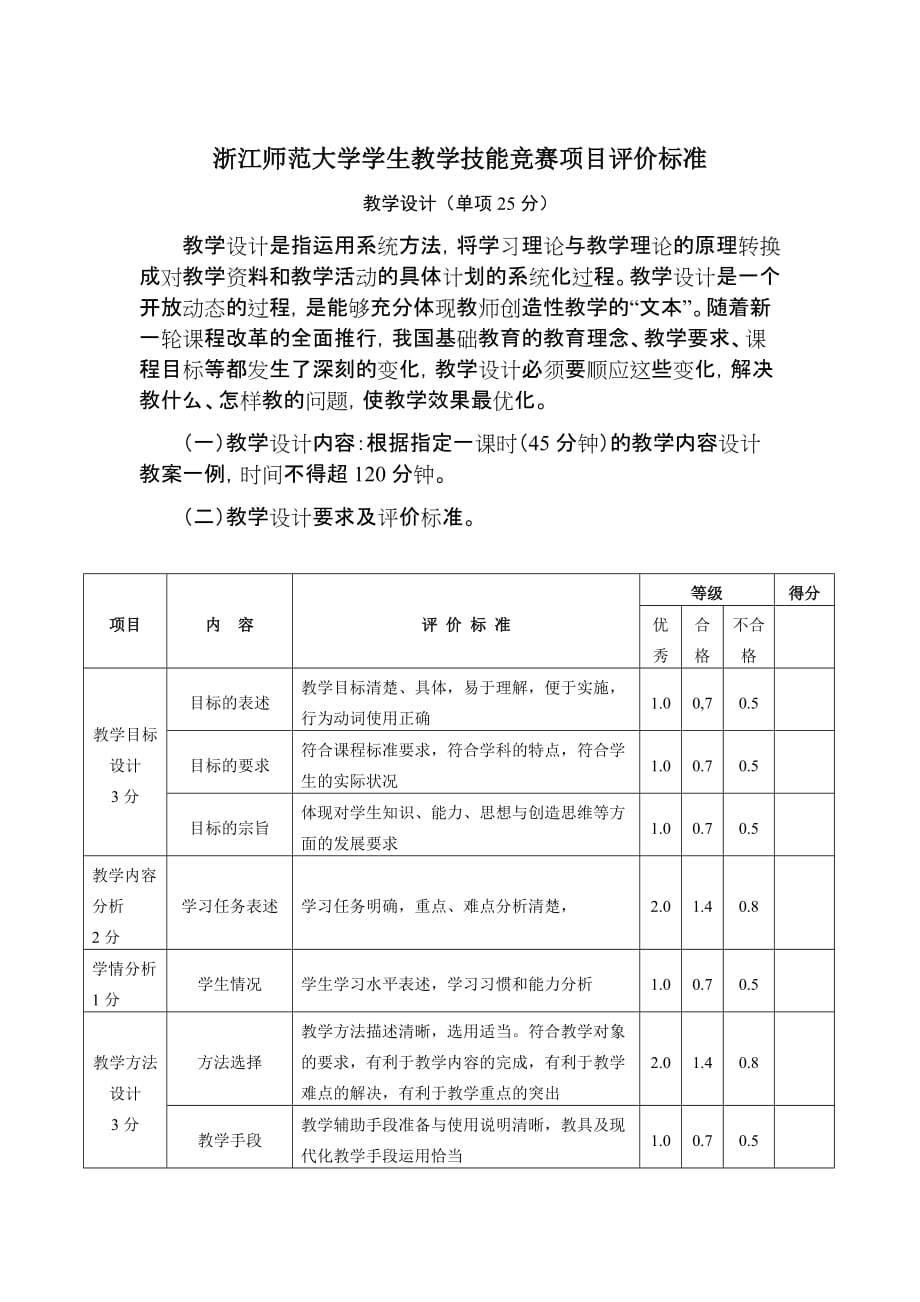 教师教育专业技能考核评价标准.doc_第2页