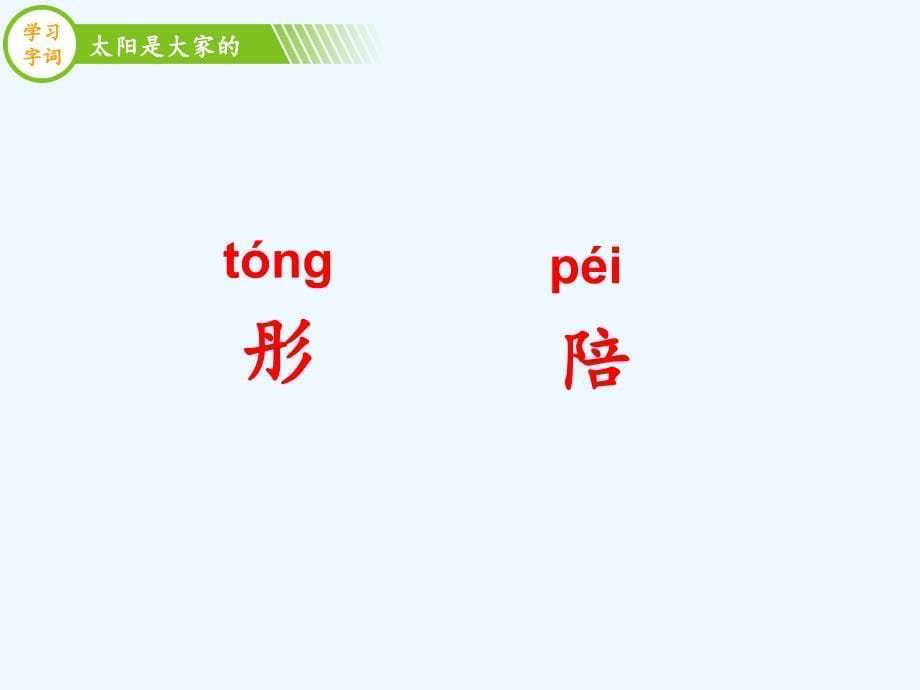 人教版语文三年级下册26.太阳是大家的_第5页