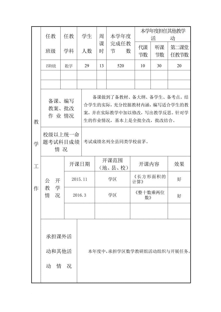 教师年度考核表.doc_第5页