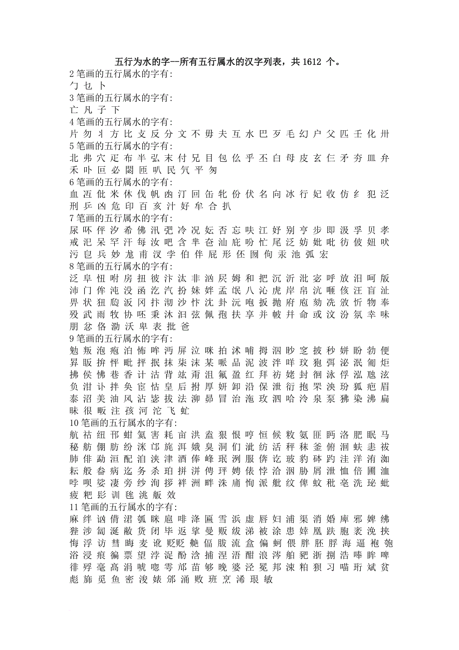 康熙字典笔画及其五行属性.doc_第1页