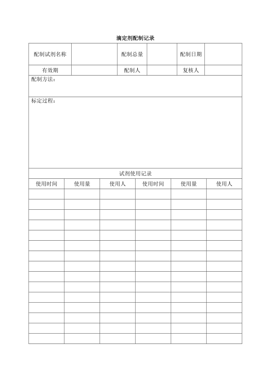 实验室试剂配制记录表格的模版_第2页