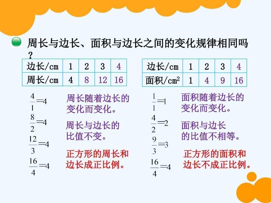 数学北师大版六年级下册正比例课件_第5页