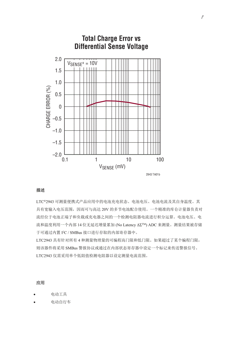 LTC2943-具温度,电压和电流测量功能的多节电池电量测量芯片_第2页