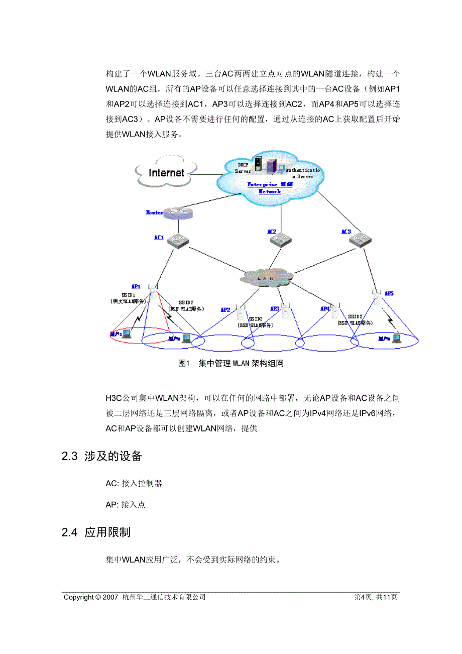 H3C公司IPV6网络WLAN接入服务技术白皮书-v2.00_第4页