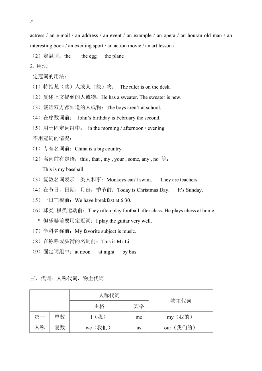 2017苏教出版小学六年级英语毕业学习总结复习材料资料_第2页