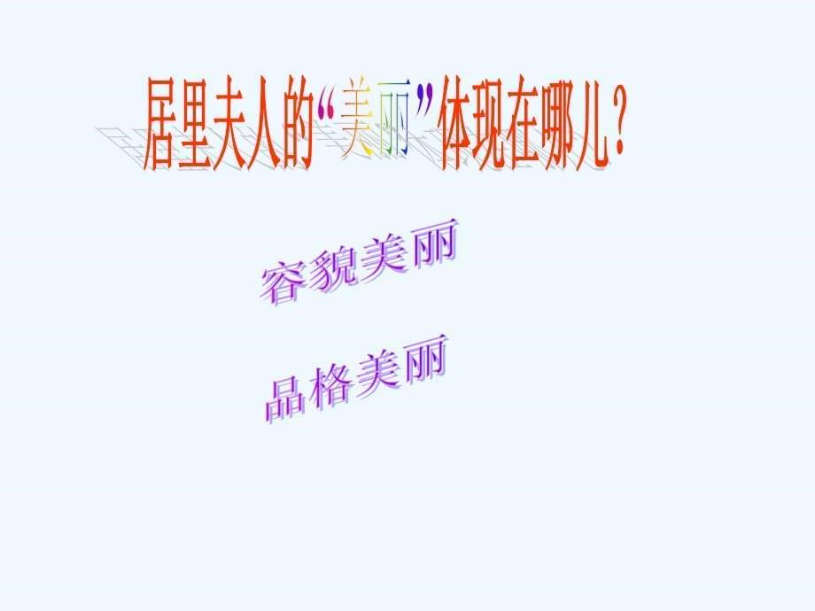 六年级人教版语文下册《跨越百年的美丽》ppt课件_第5页