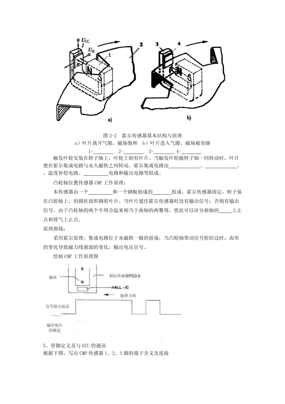 模块二 凸轮轴位置传感器的检修_第2页