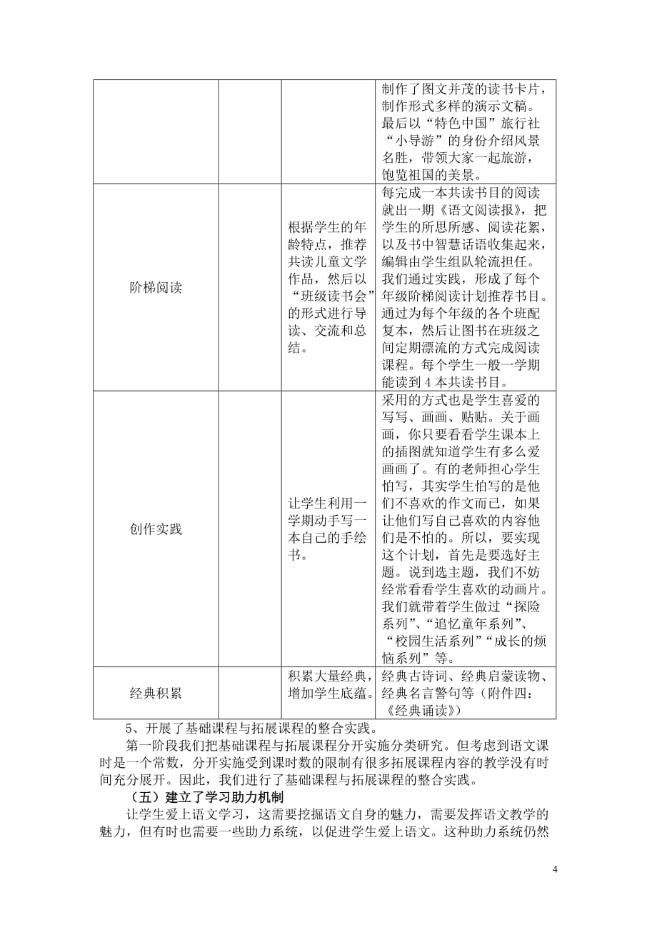 小学语文课程的建设与实施方案.doc_第4页