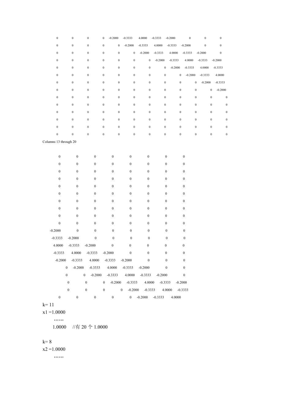 实验一线性方程组迭代法实验.doc_第5页