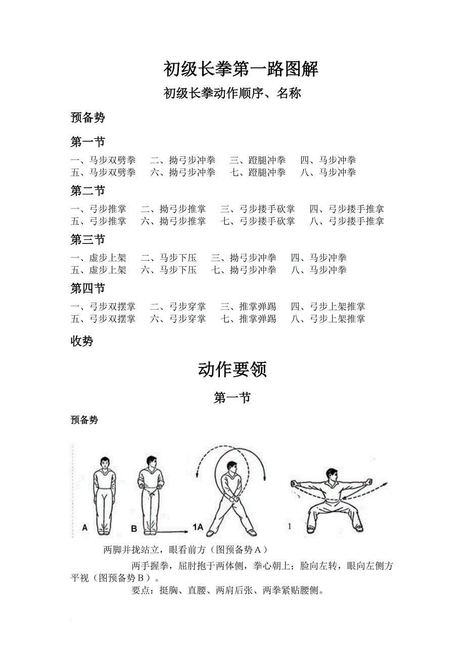 初级长拳图解(第一路).doc_第1页