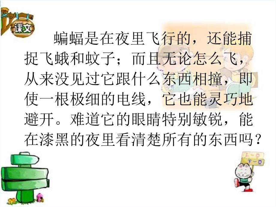 四年级人教版语文下册蝙蝠和雷达教学课件_第3页