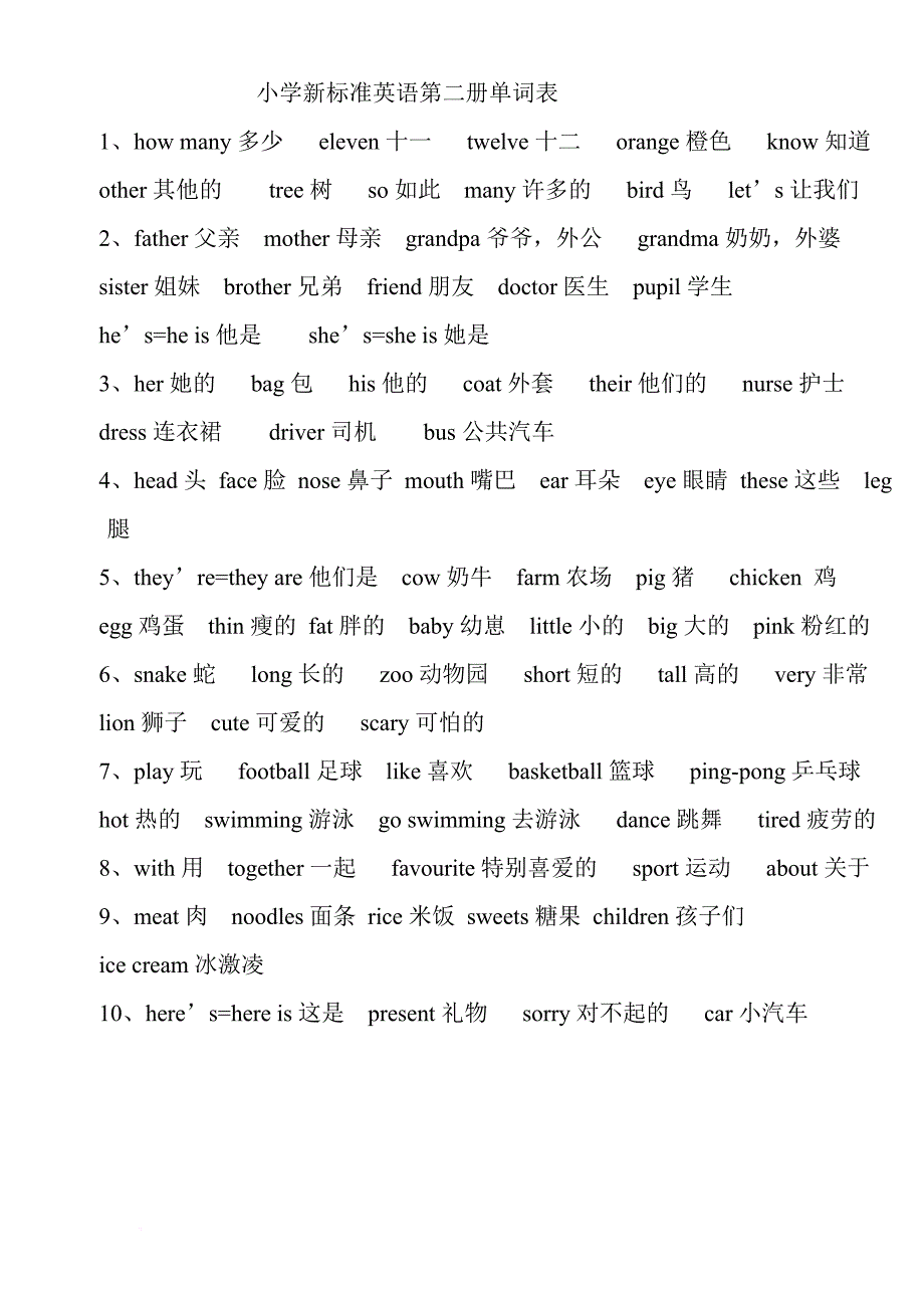 小学新标准英语单词表(小学全部单词).doc_第2页