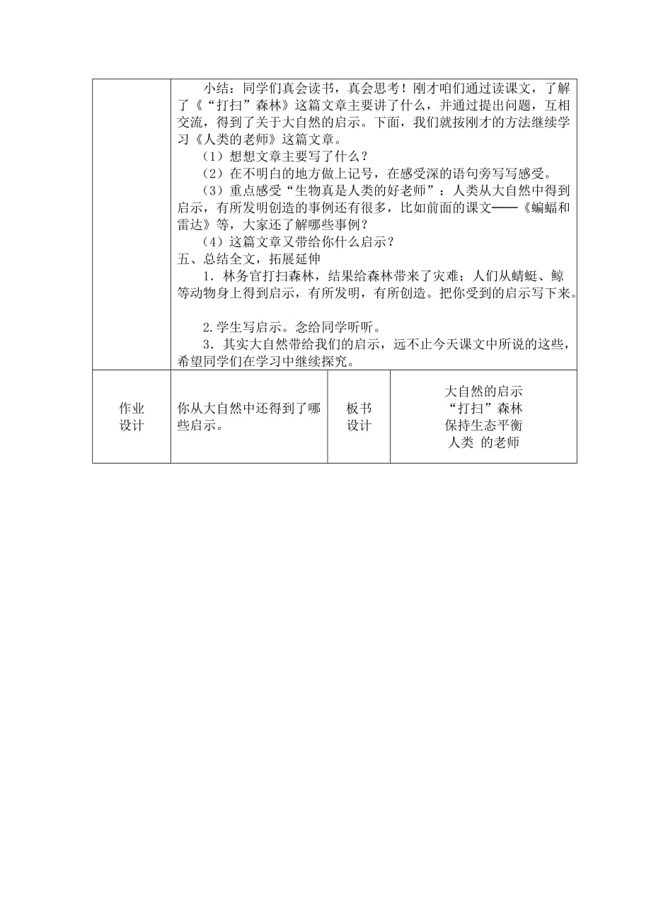 四年级人教版语文下册“打扫”森林_第2页