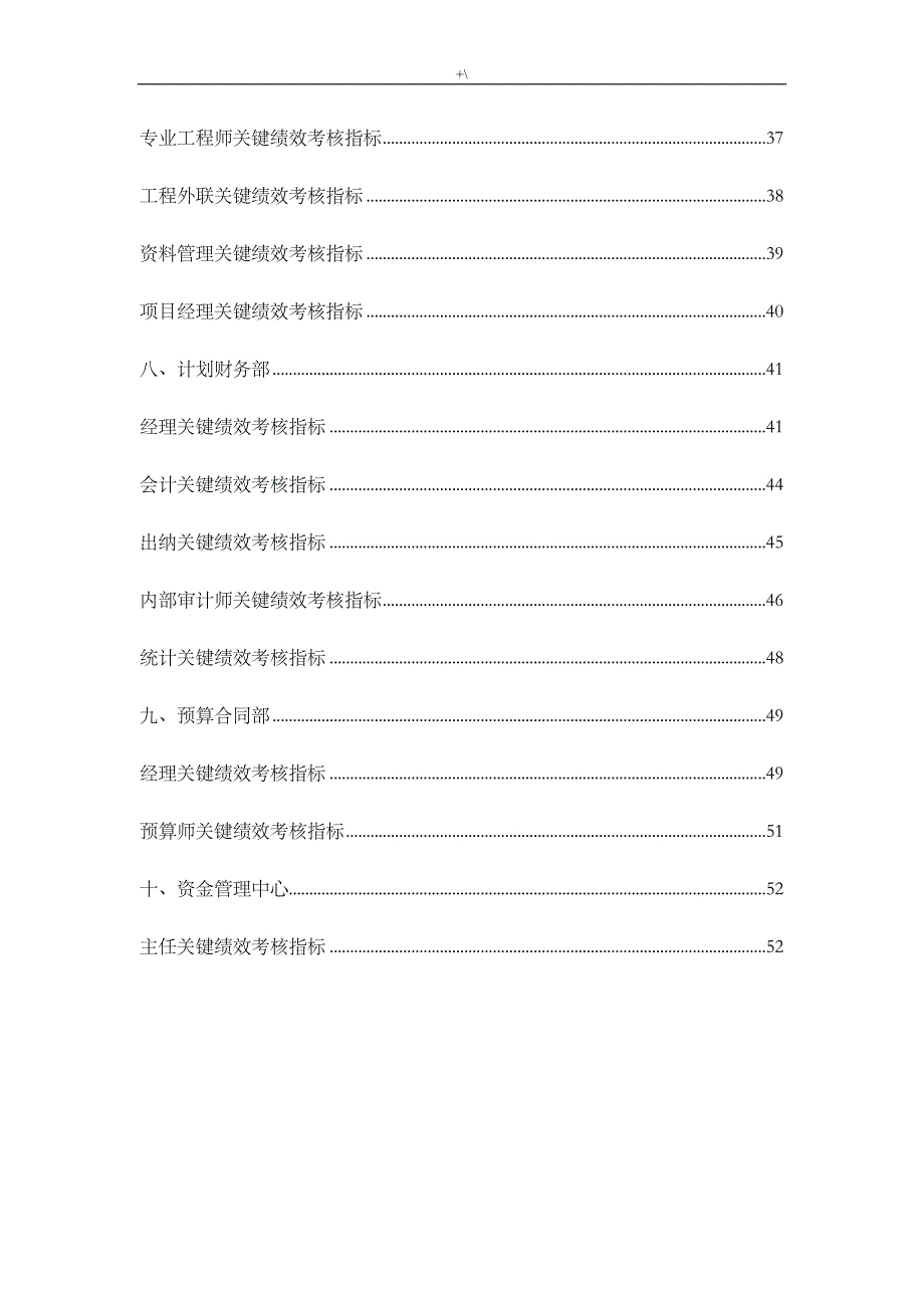 KPI关键绩效考核计划指标库中层_第4页