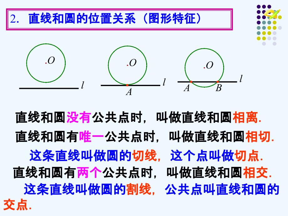 人教版数学九年级上册直线与圆的位置关系（第一课时）.2.2直线和圆的位置关系（1）_第4页