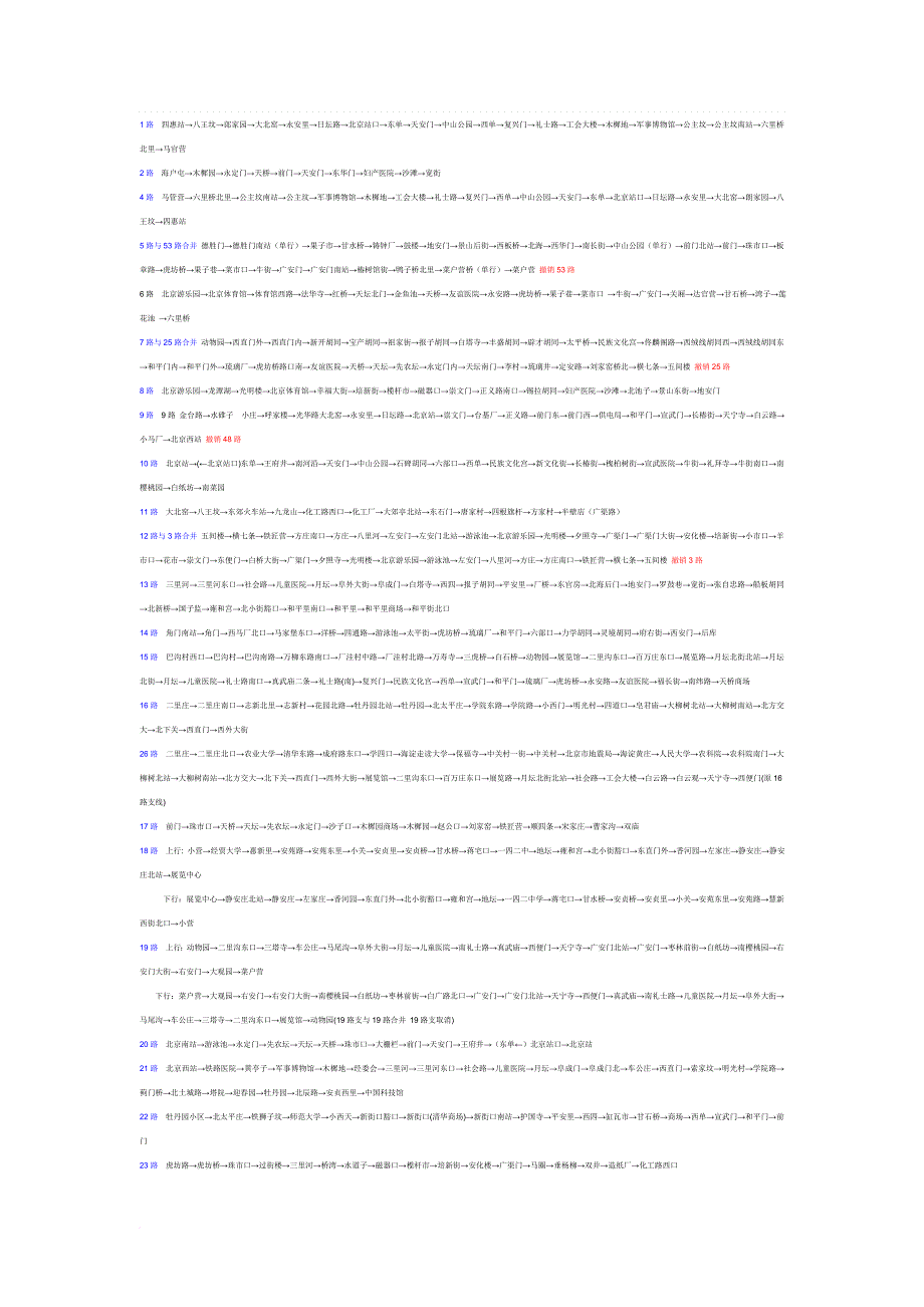 北京市公交车路线图.doc_第1页
